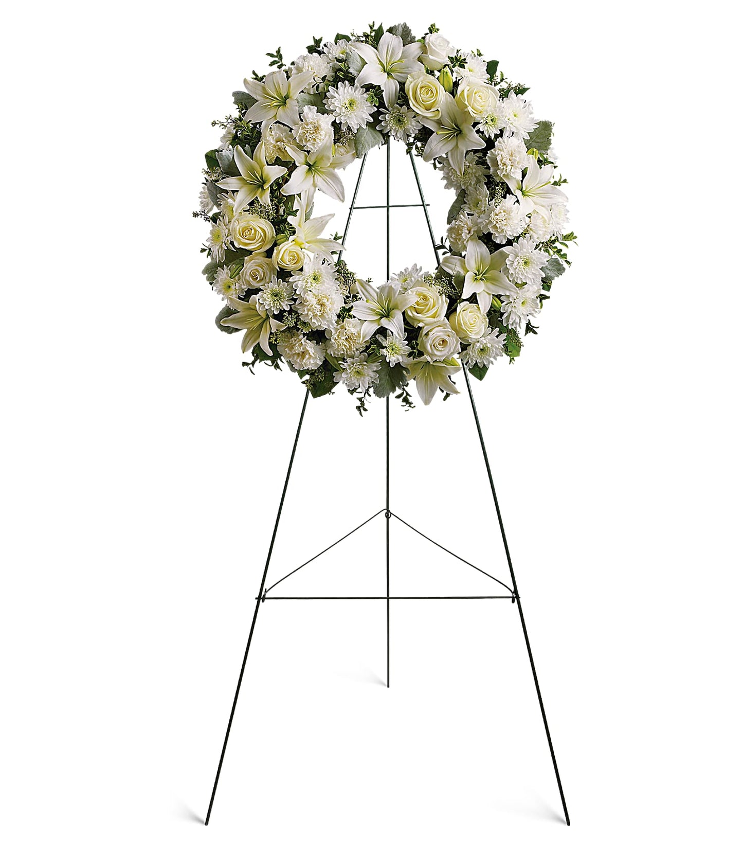 Serenity Wreath Sympathy Arrangement