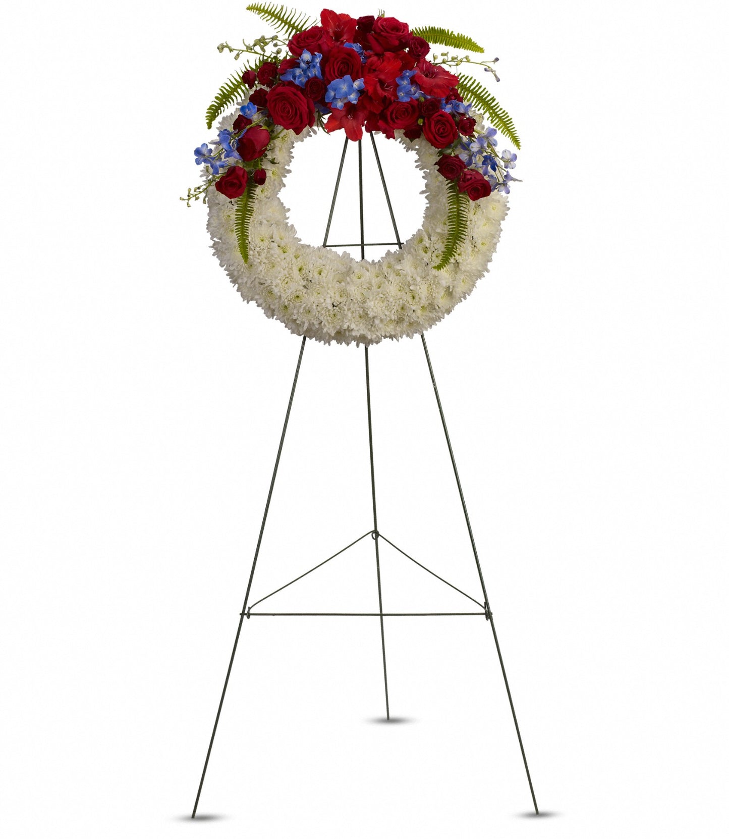Reflections Of Glory Wreath Sympathy Arrangement