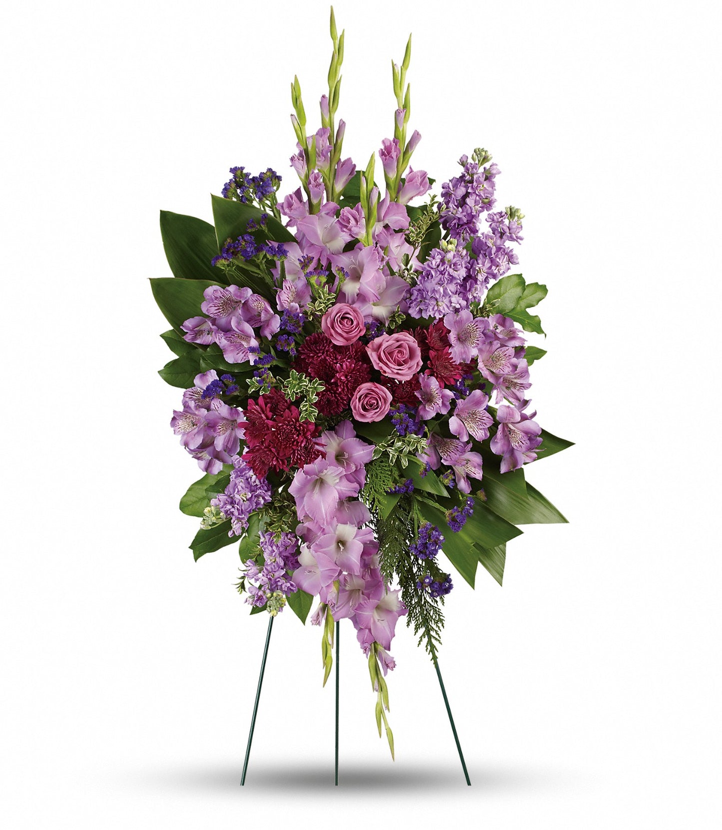 Lavender Reflections Spray Sympathy Arrangement