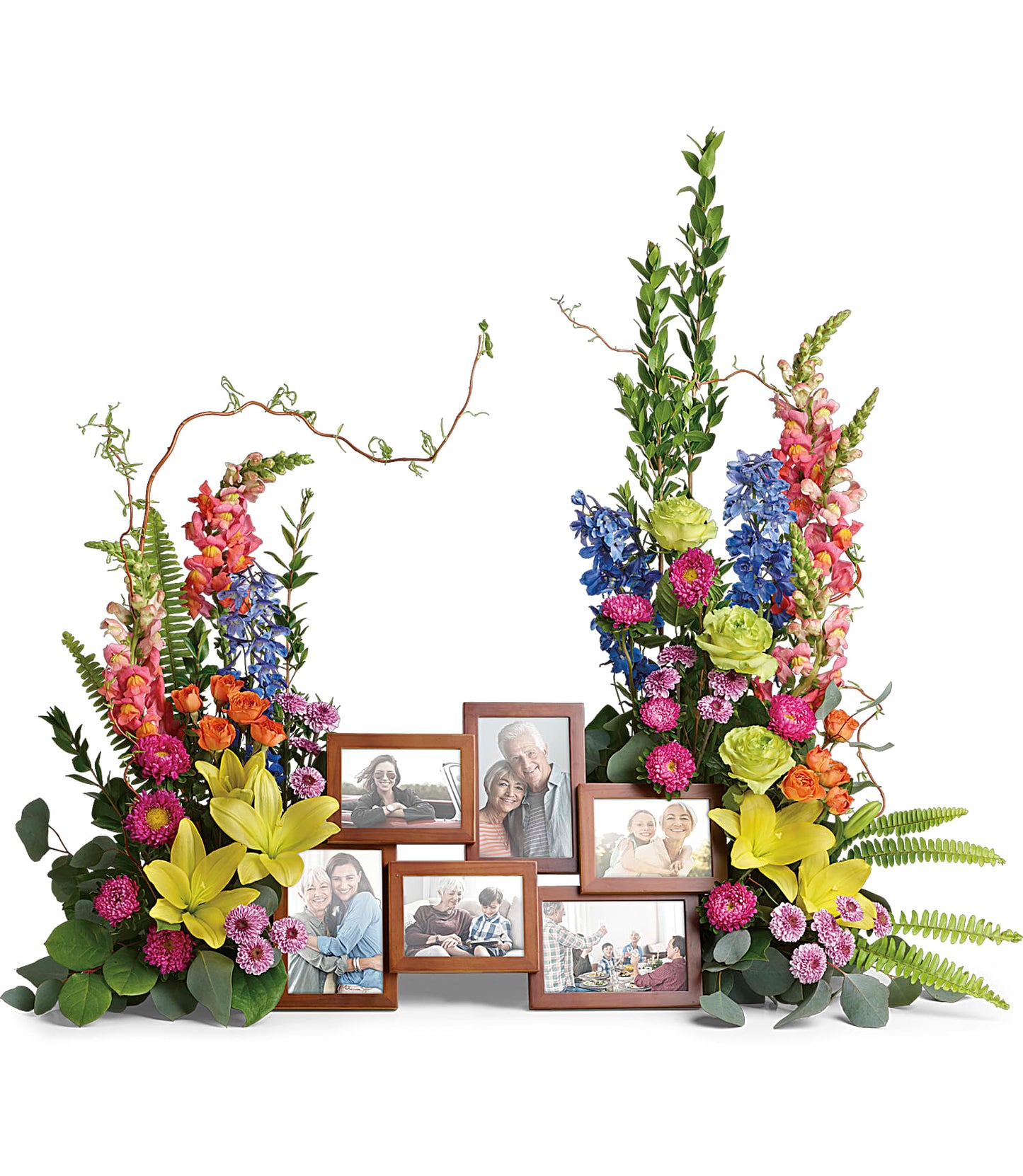 Loving Farewell Photo Tribute Bouquet Flower Arrangement