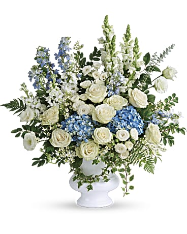 Treasured And Beloved Bouquet Sympathy Arrangement