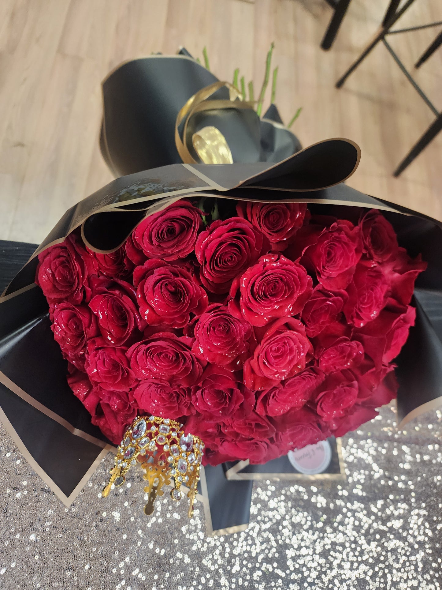 Luxury Rose Wrapped Bouquet