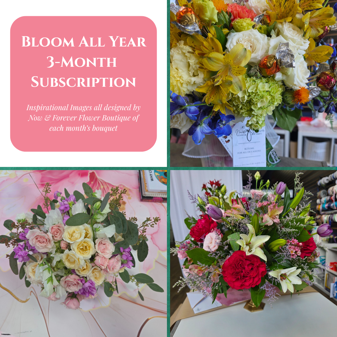 Blooming Monthly Flower Subscriptions