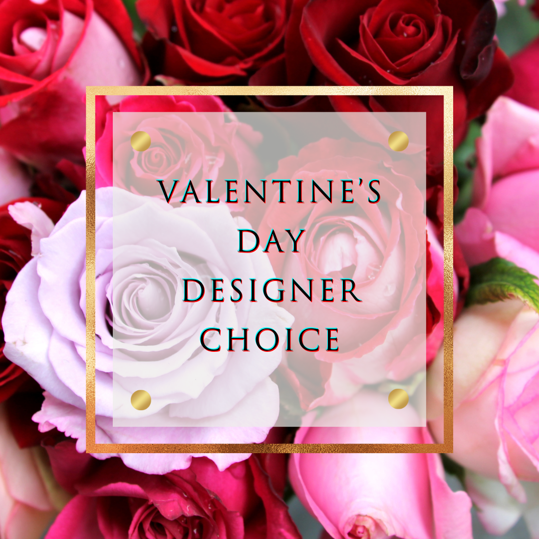Designer Choice Vase Arrangement: Valentine's Day Vase Arrangement