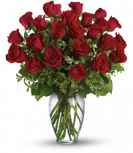 Always On My Mind - Long Stemmed Red Roses Bouquet