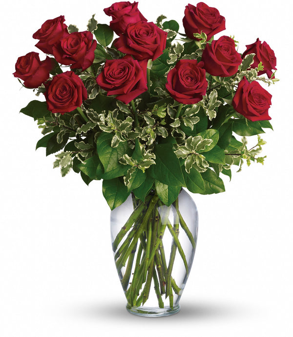 Always On My Mind - Long Stemmed Red Roses Bouquet – Now & Forever ...