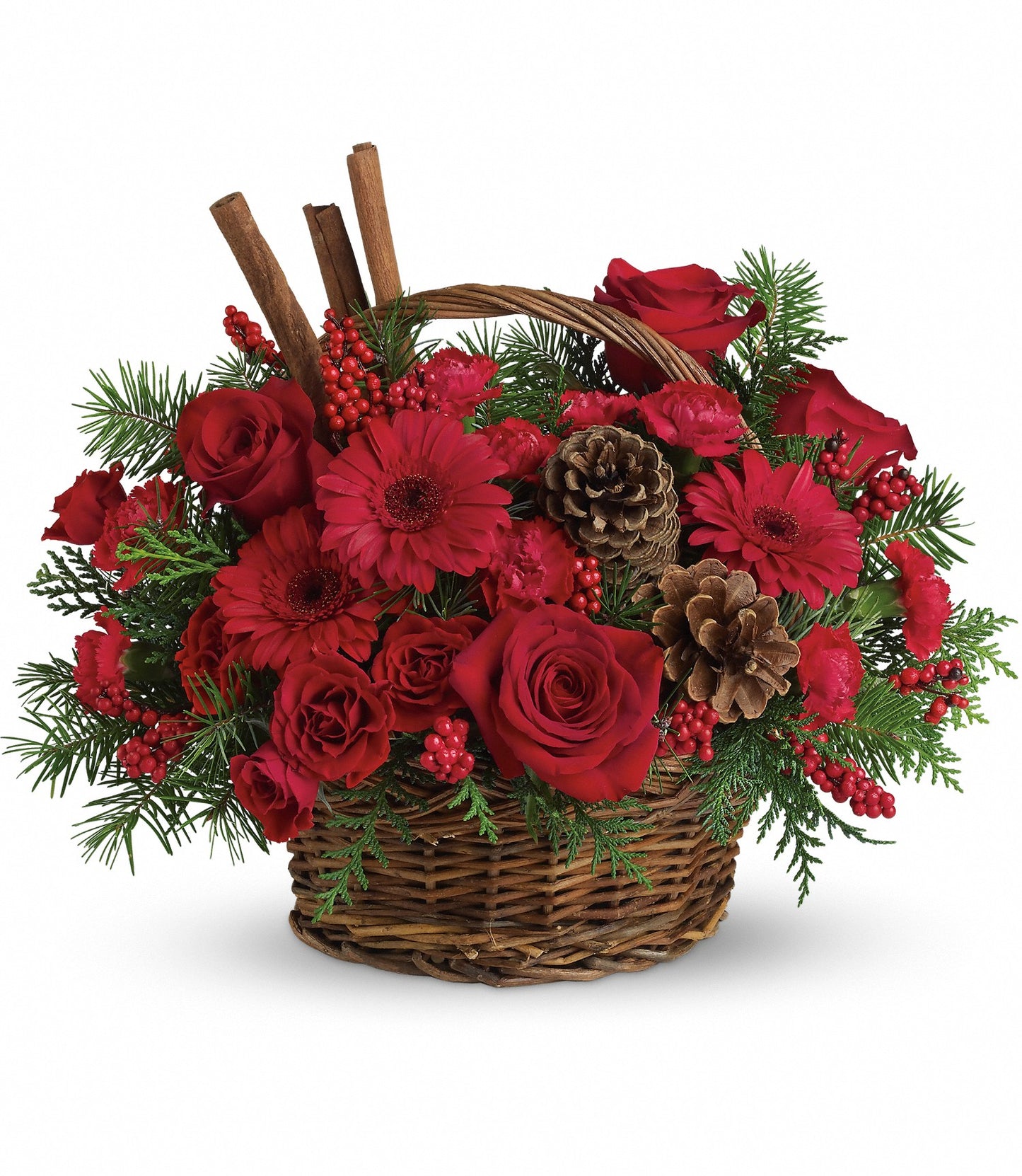 Berries And Spice Bouquet Basket