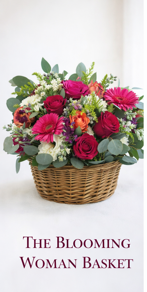 She’s Blooming Flower Basket