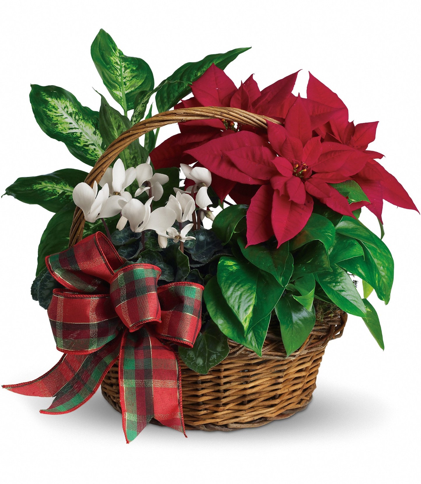 Holiday Homecoming Basket Bouquet