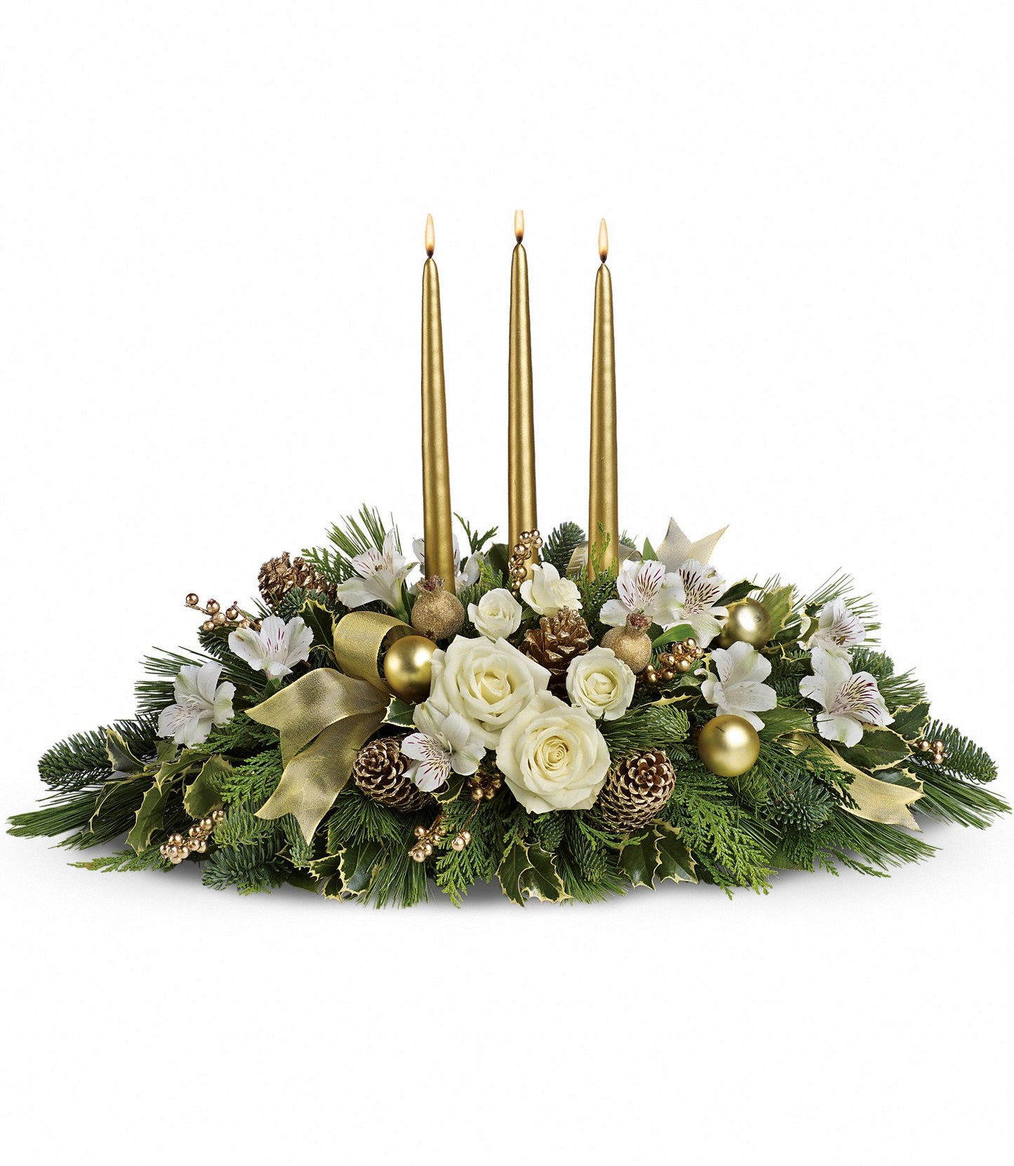 Royal Christmas Centerpiece Bouquet