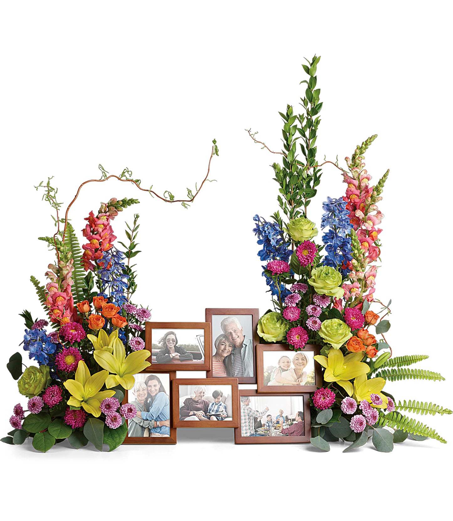 Loving Farewell Photo Tribute Bouquet Flower Arrangement